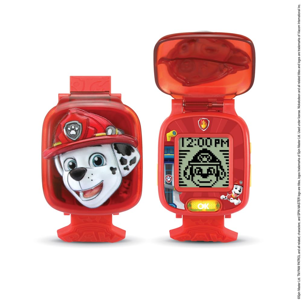 VTech - Reloj Educativo de Marshall, Patrulla Canina, Juguete Interactivo para niños +3 años, Personaliza, Juega y Aprende, Versión ESP