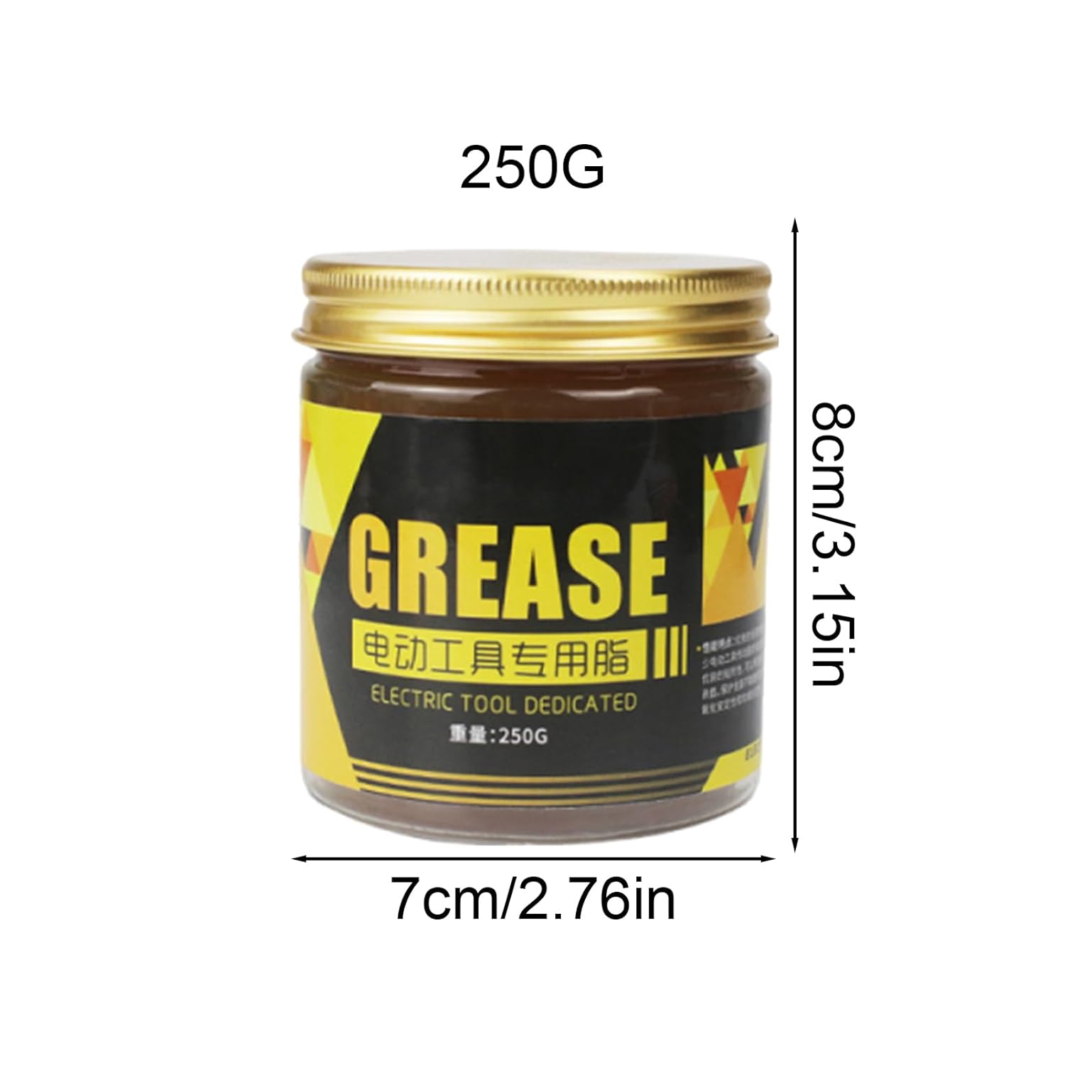 All Purpose Grease – 250g Hammer Grease Tube, Automotive Lubricant for Industrial Mechanical Components, Grinders, Garage, Construction Sites, Wheel Bearings, Workshop Maintenance, Machinery