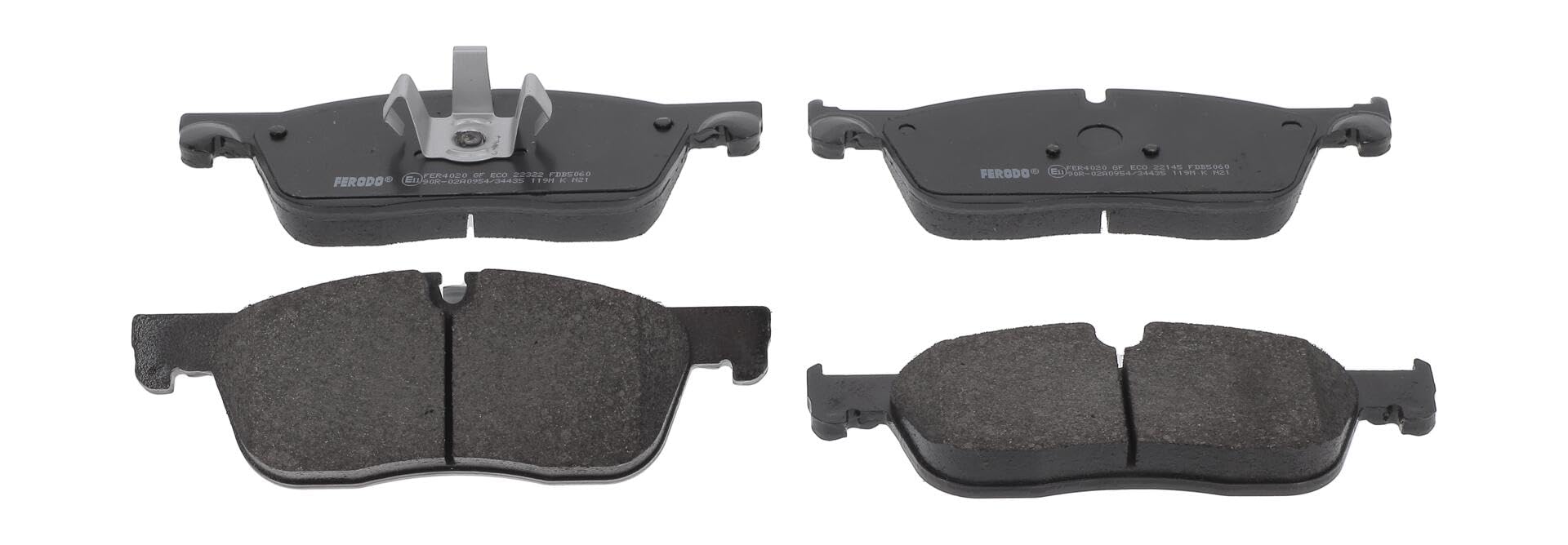 FERODO Kit pastiglie freni Anteriore predisposto per visualizzazione avviso usura senza accessori FDB5060 Compatibilità con JAGUAR F-PACE X761, LAND ROVER Range Rover Velar L560