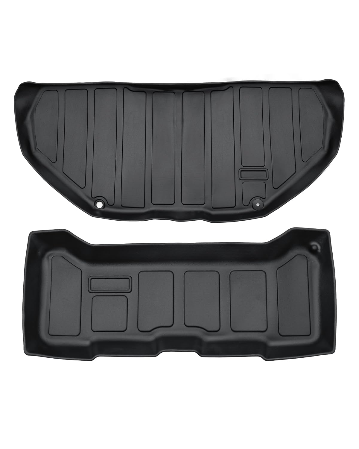 Photo 1 of Cartist Front Trunk Mat Fits for Rivian R1T R1S 2022 2023 2024 Accessories All Weather Cargo Liner for R1T R1S TPE (2pcs, Frunk Upper Mat+Lower Mat)