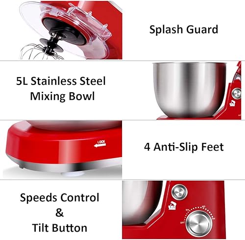 Miniatura 6 de CUSIMAX Btkm-150 - Batidora de pie