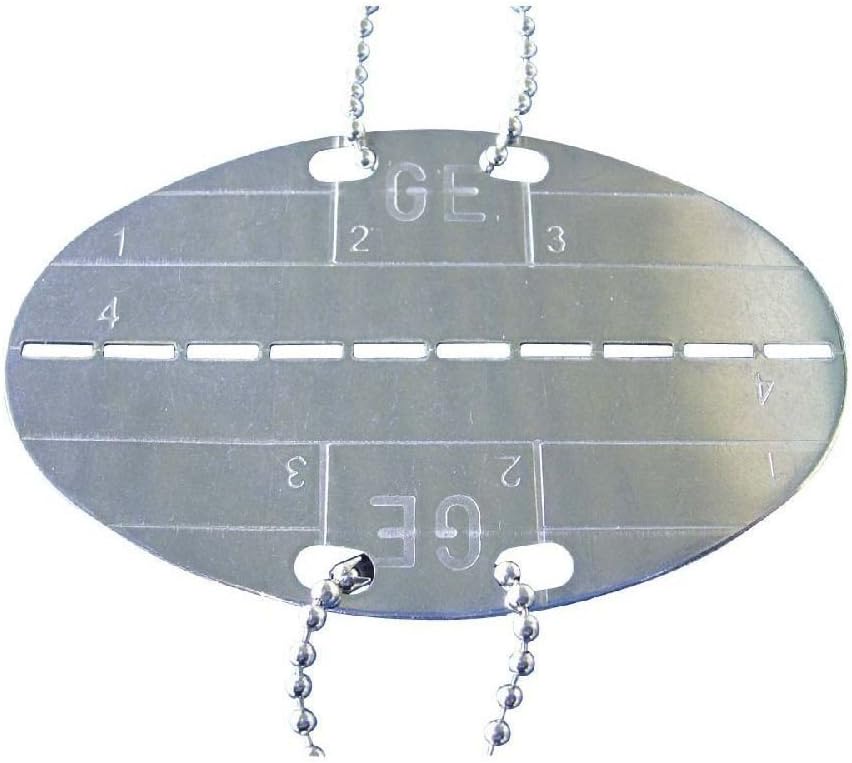 Haller knife identification tag D, 30680