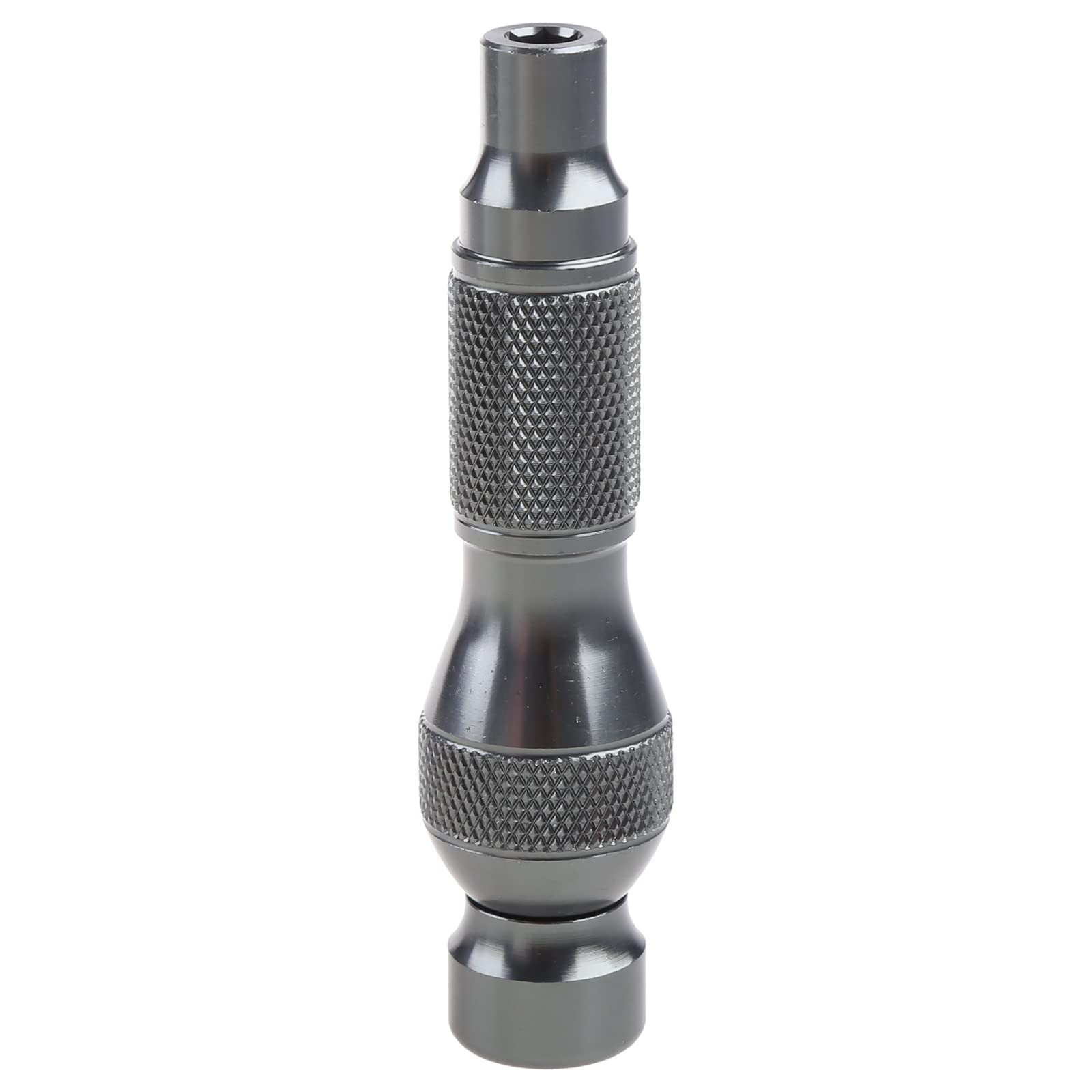 HeOTER Upgraded 6.35mm Magnetic Bits Holder Aluminum Alloy Handle Fitting for Shank 1/4" Bit Screwdriver Bits Holding