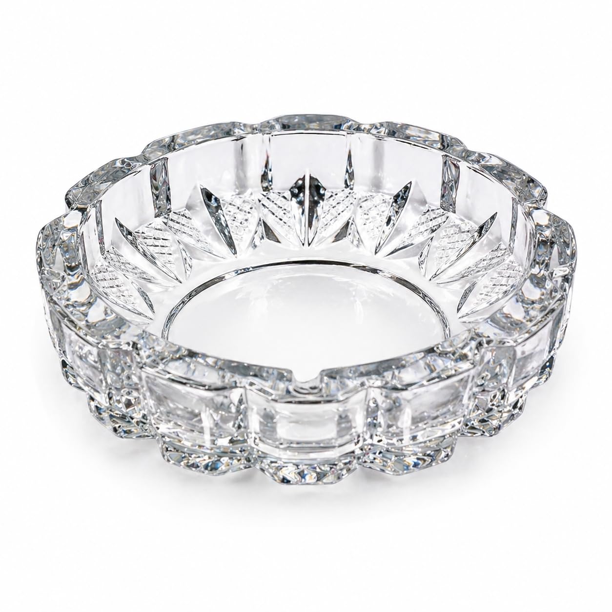 New Latest Heavy Glass Crystal For Indoor Ash Trays For Smoking, Home, Cigarette Stylish-image-46
