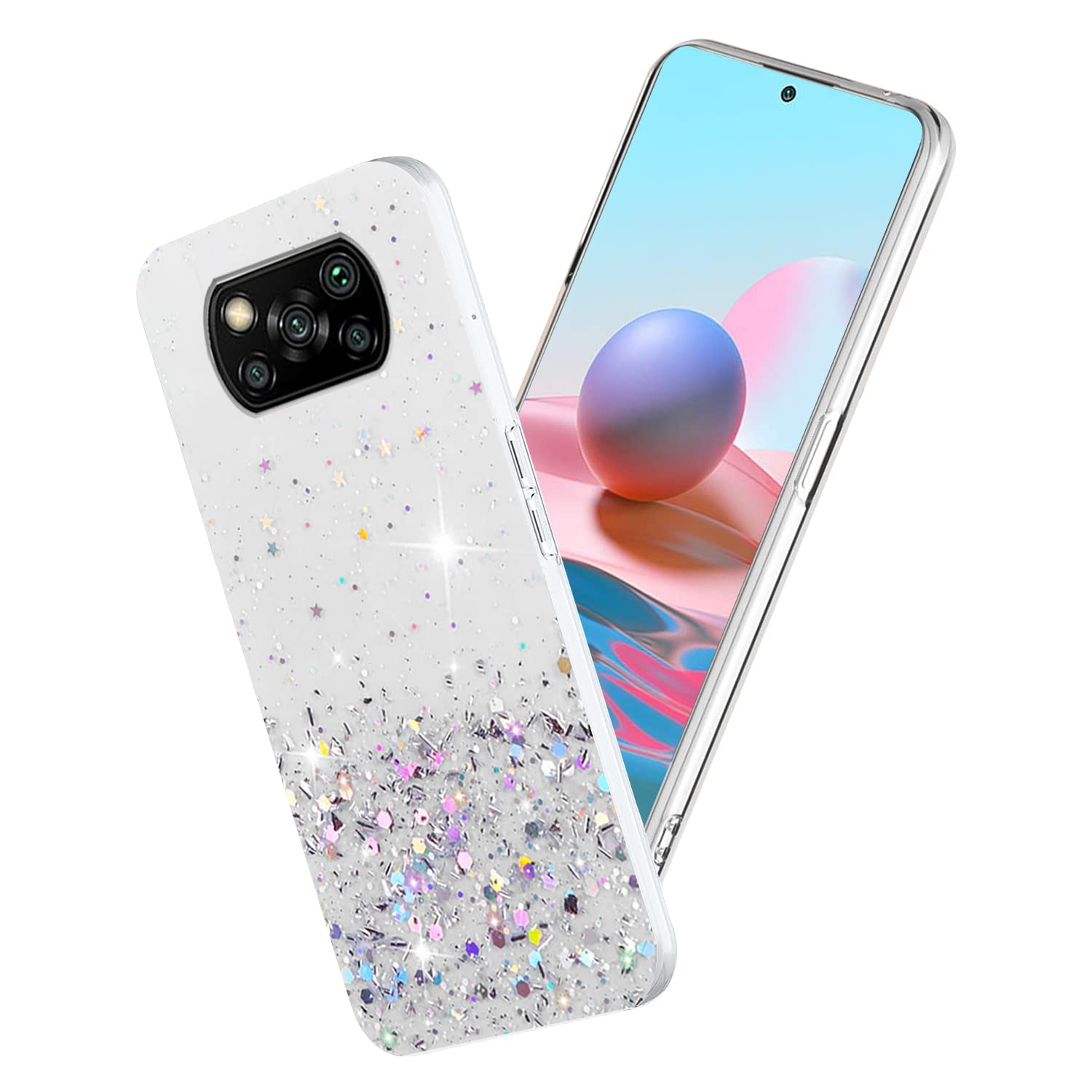 BOKYAS Custodia Trasparente per Xiaomi Poco X3 NFC/X3 Pro/X3 con