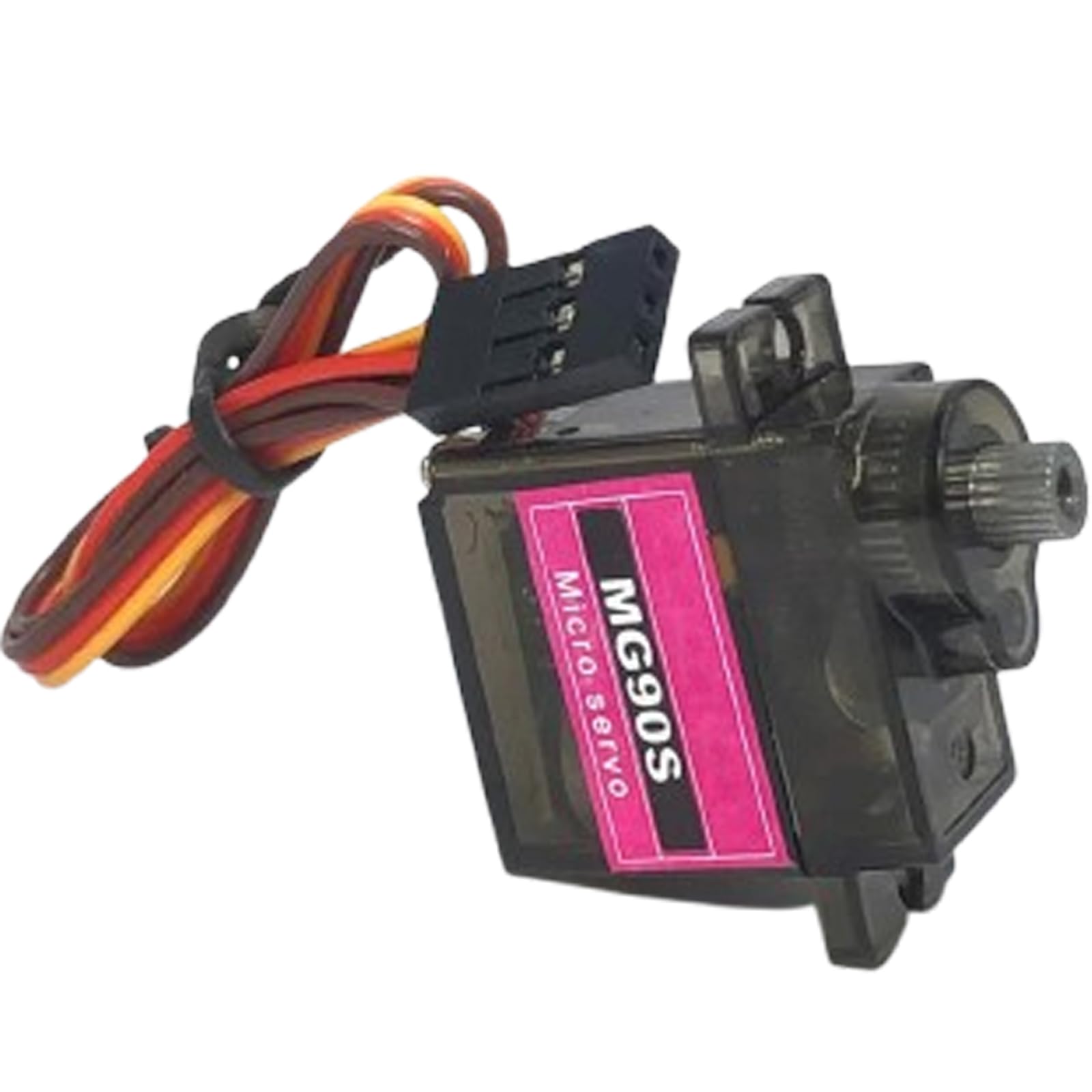 aneegfpv 1Pc/5Pcs/10Pcs 9g Micro Servo Motors Plastic SG90/Metal MG90S - Gear Low Noise Motor with 250mm Cable for RC Car Models for Trex 450 RC Helicopter (1 MG90S) â image 1