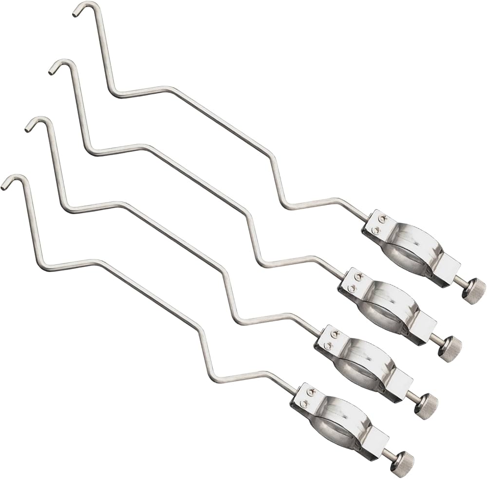 Amazon | Morisho ヘラブナ 釣り台 サイド ハンガー 部品 網 タモ 竿