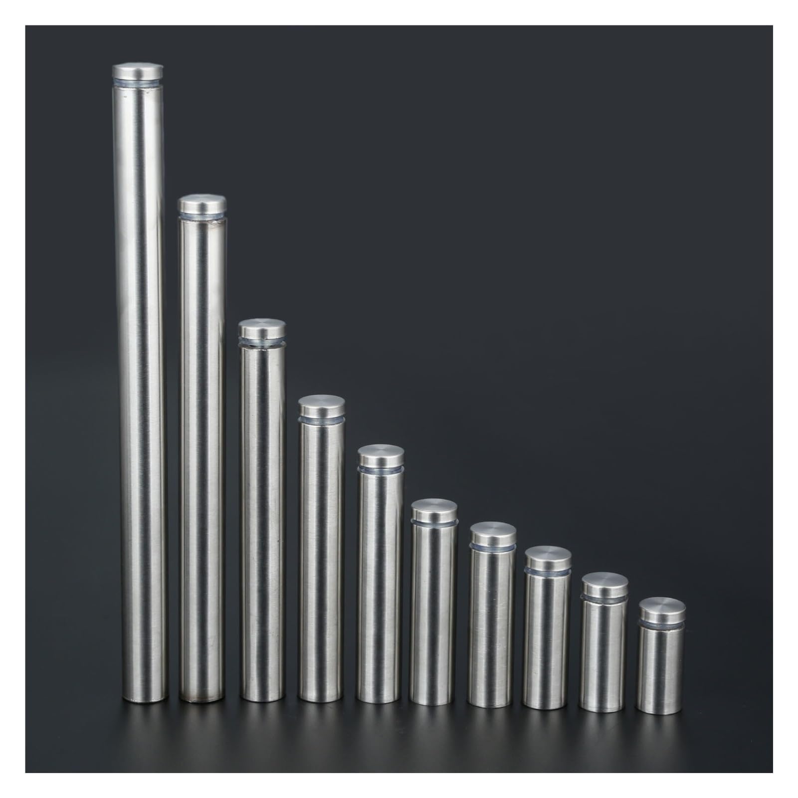 tornillos avellanados, 10 piezas/lote de separadores acero 19 mm for publicidad, pernos, clavos, tornillos fijación for carteles publicitarios, abrazaderas y sujetadores