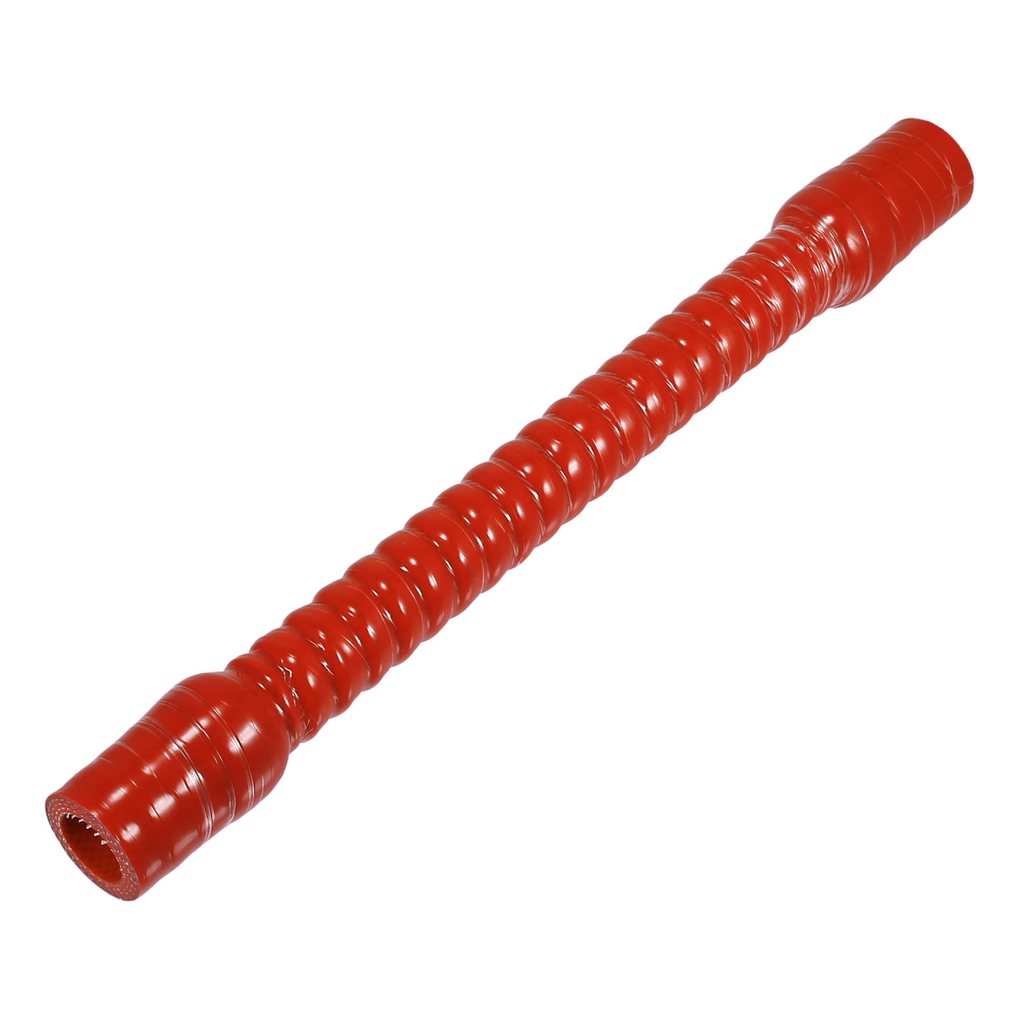 1 Pièce Tuyau En Silicone Fileté Pour Voiture Noir Rouge 18mm 300mm 0