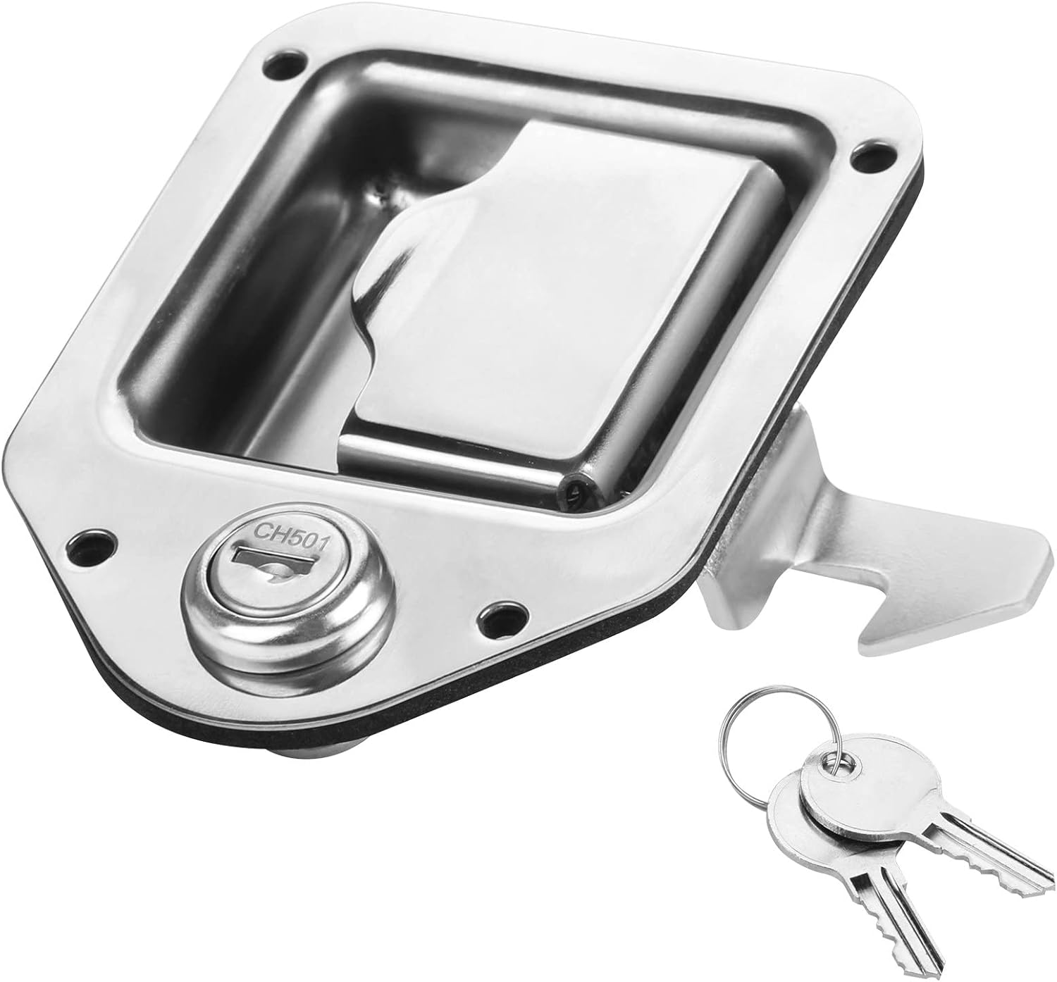 Stainless Steel Trailer Truck Tool box Handle Latch，Tool Box Latch