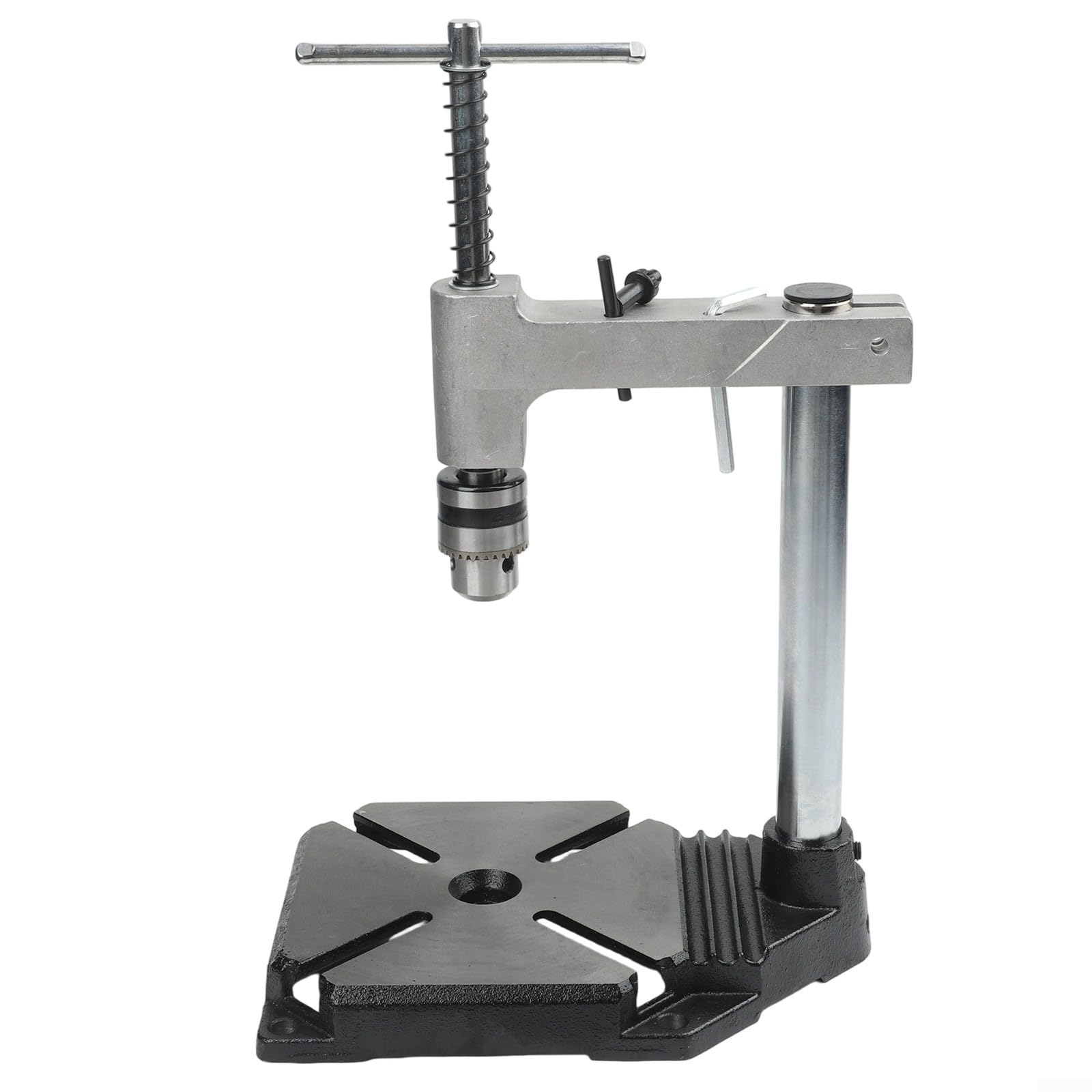 Máquina de roscar manual vertical, llave de grifo ajustable para enhebrar con precisión de 1,5 mm a 10 mm, aleación de aluminio resistente o marco de hierro fundido, herramienta manual compacta para
