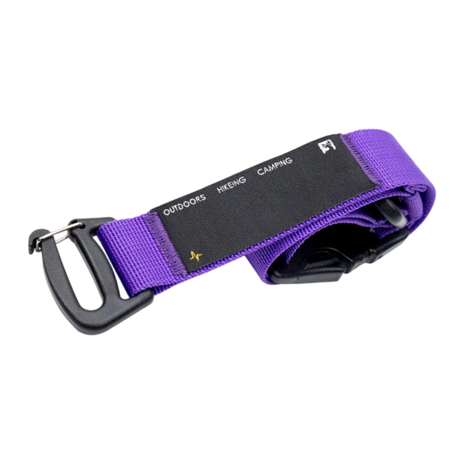 QIAOLIDA Regulable Webbing Carabiner Hook Backpacks Attachments Clip Triangular Hook for Outdoor Gears Accessories