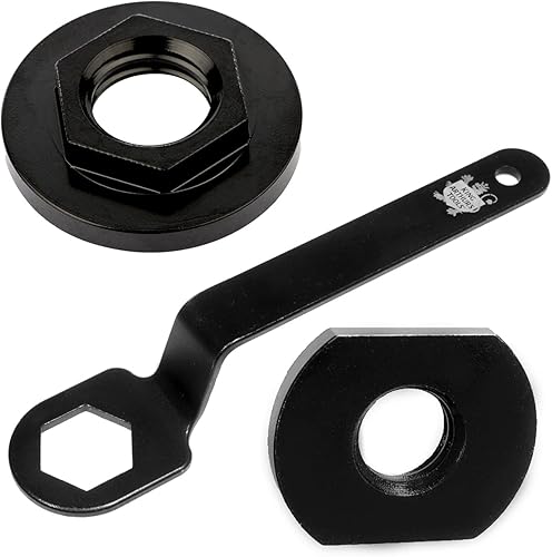 King Arthur's Tools Juego de llaves universales, bridas y tuercas para amoladora angular. Se adapta a la mayoría de marcas y modelos de herramientas