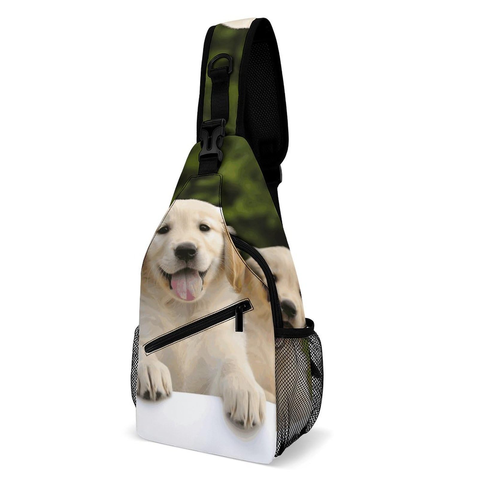 Sac à bandoulière Golden Retriever imperméable sac de poitrine de voyage