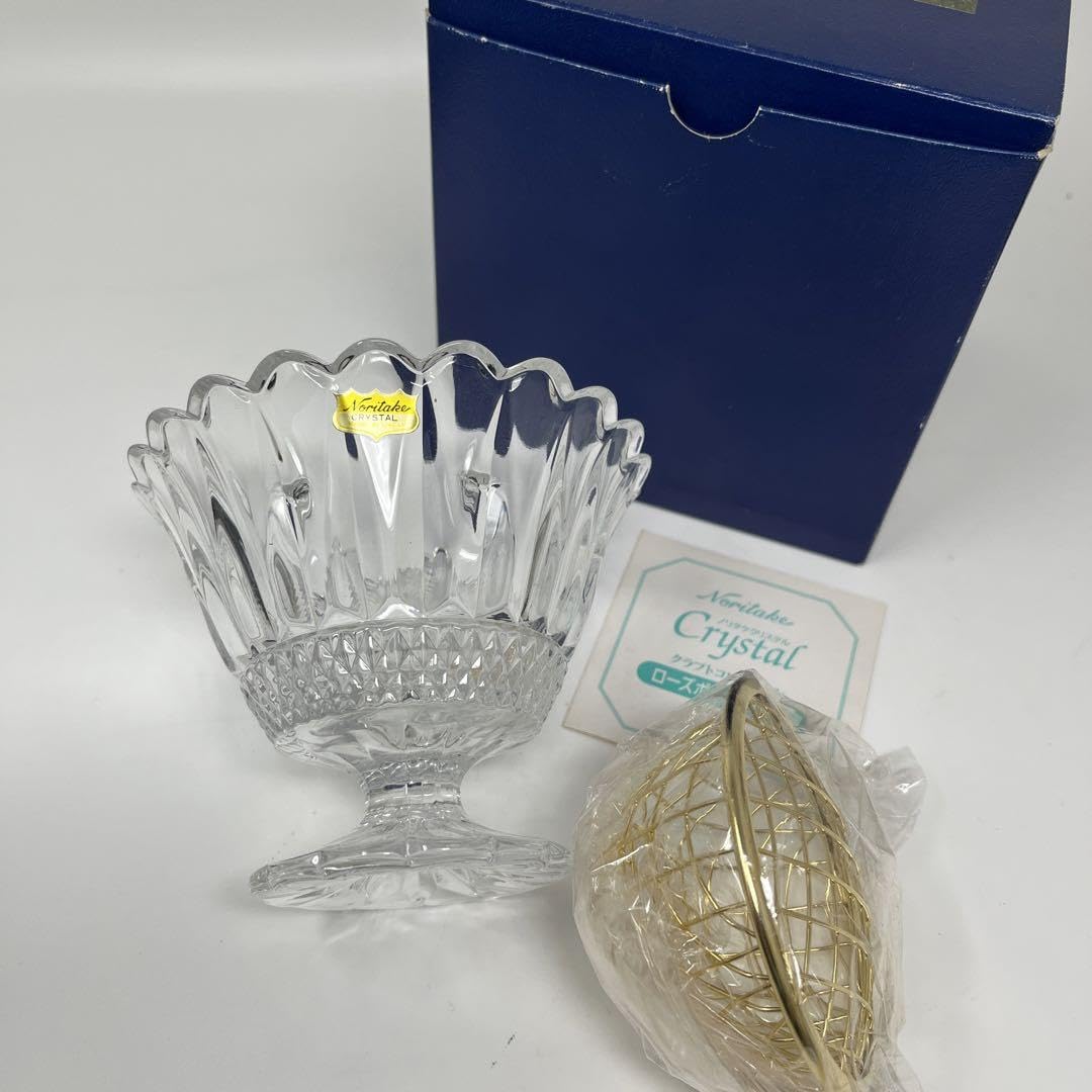 Amazon.co.jp: ローズボール ノリタケクリスタル 花瓶 花器 管理.KT