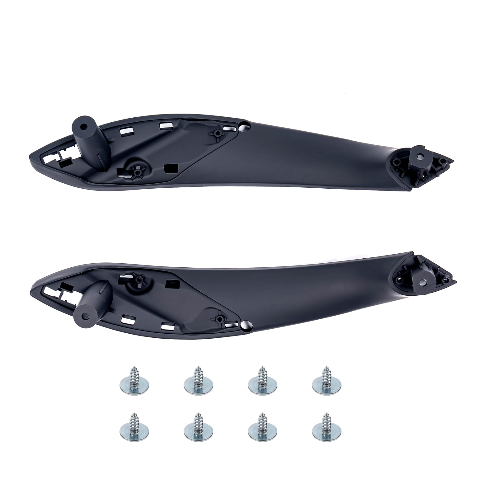 2PCS Door Handles Replacement for BMW 3 Series F30 4 Series F32 F80 F82 Inner Door Pull Strap Armrest Bracket Handle Kit Interior Trim for BMW 2013-2018 320 328 330 335 2014-2019 428 435 (Black)