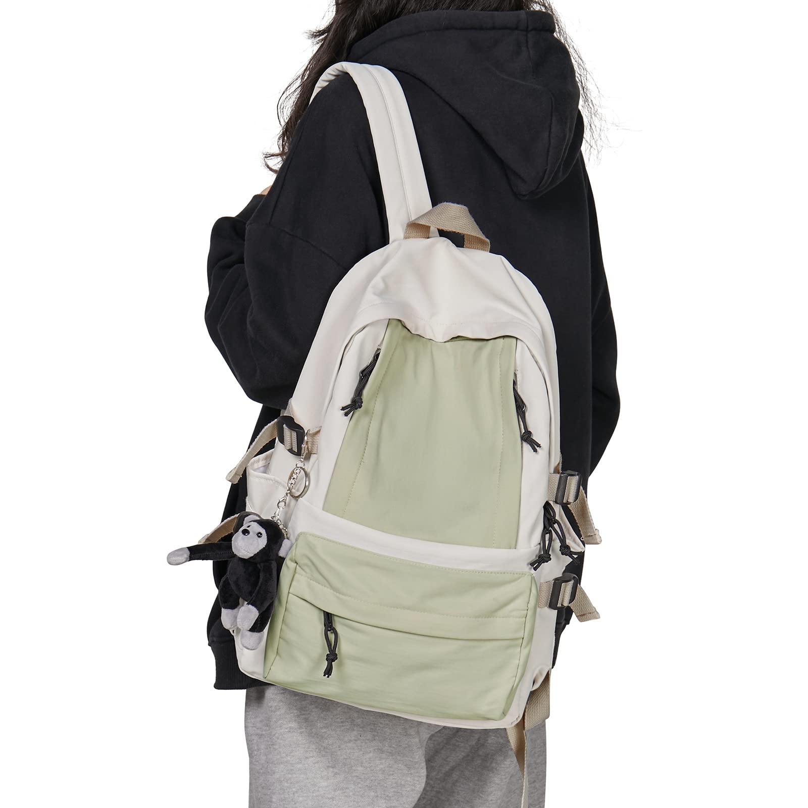 Lightweight School Backpack Casual College Backpack Men Laptop Backpack Water Resistant Travel Rucksack For Sports Middle School Bag For Girls