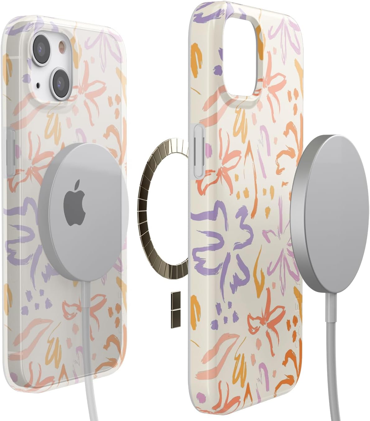 Casely iPhone 13 Case | Hibiscus Blooms | Hawaiian Floral | Compatible with MagSafe | Classic Ultra Slim Design