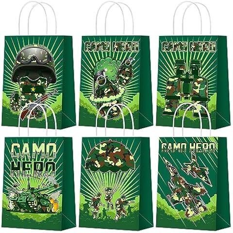 Outus 24 Army Camo Gift Bags Cover