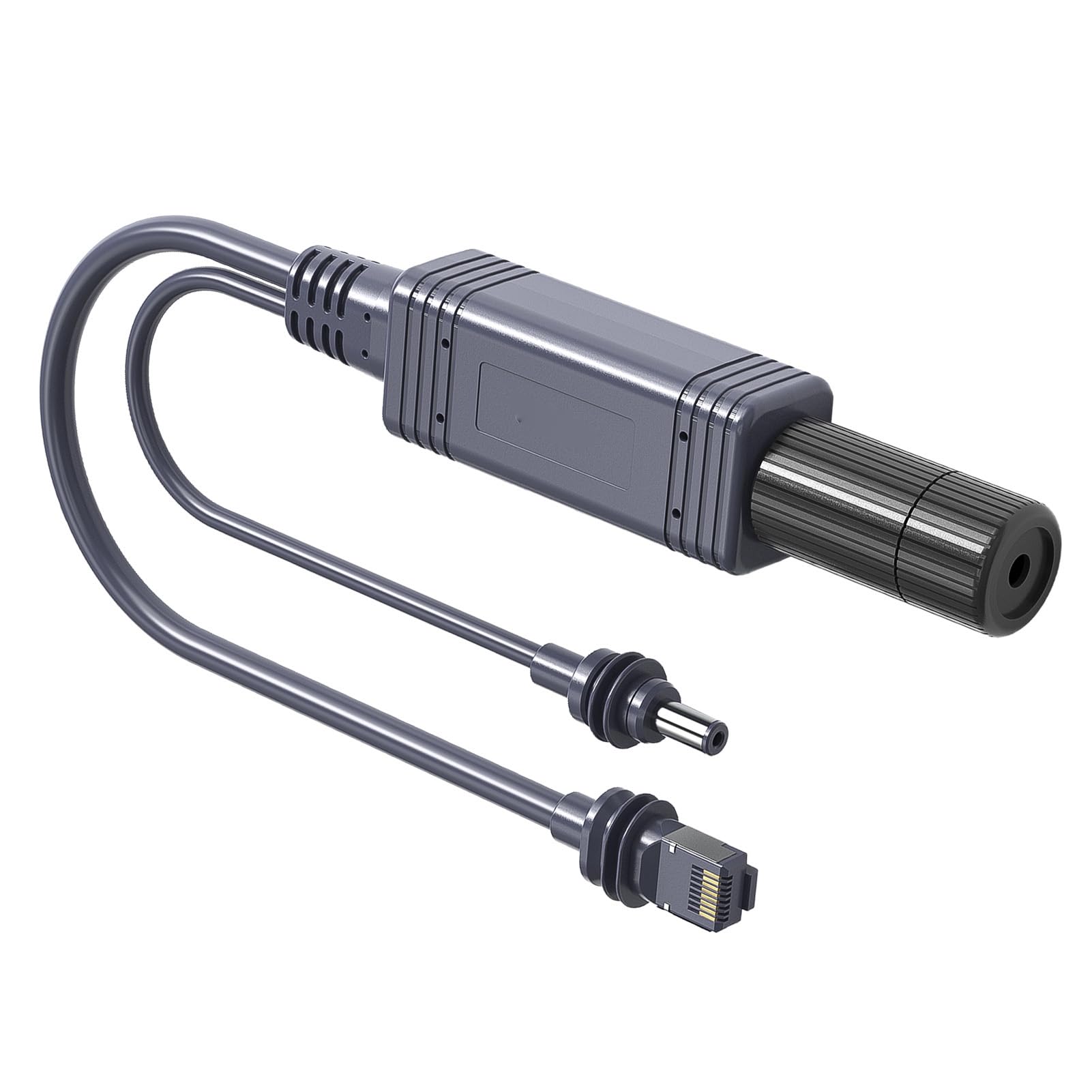 Gigabit PoE Splitter 48V 100W, Rozdzielacz Zasilania do Kamery | Rozdzielacz Ethernet PoE z IEEE 802.3af dla kamery IP, bezprzewodowego punktu dostępowego i telefonu VoIP