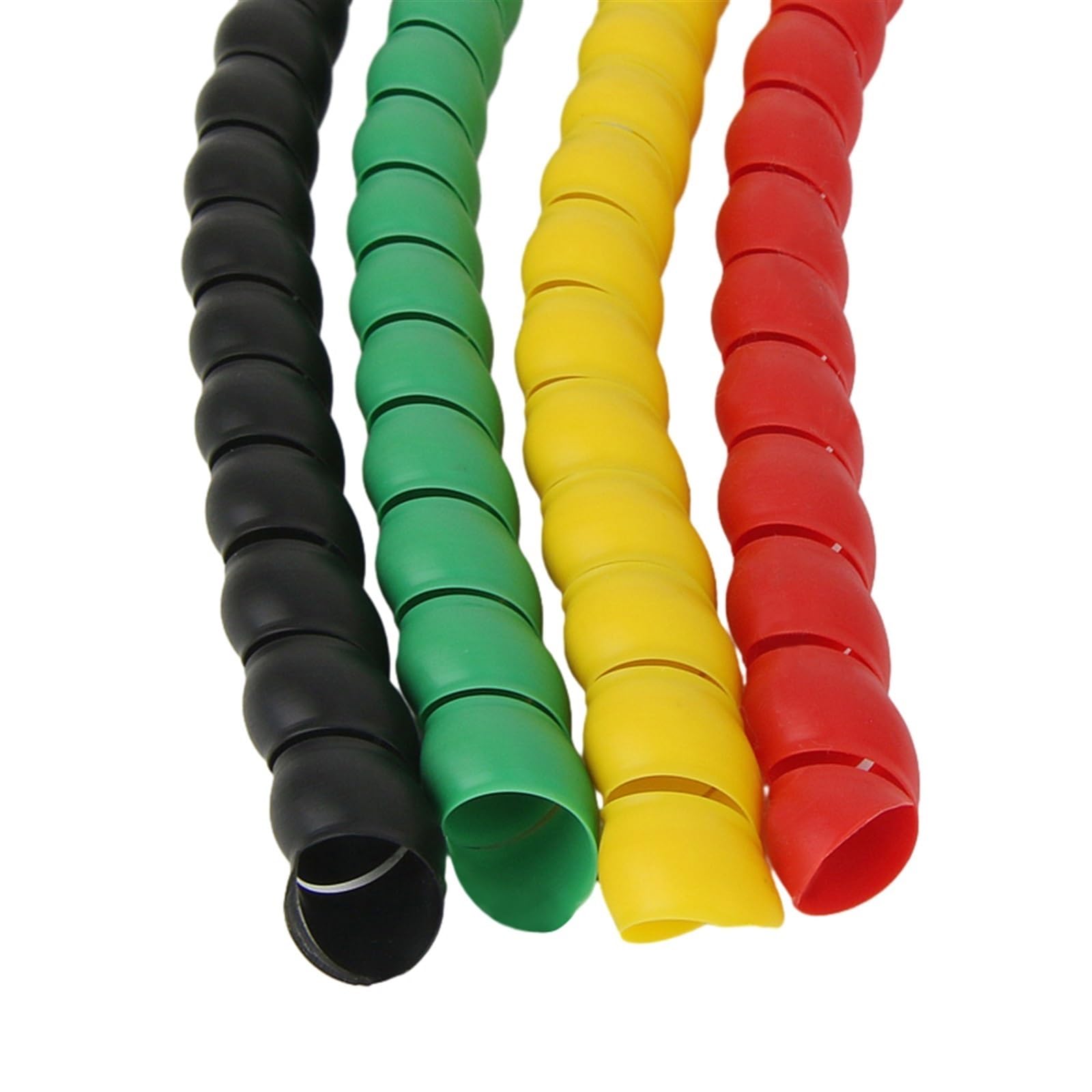 Avvolgicavo a spirale, 2 metri, 8 mm-40 mm, flessibile, manicotto avvolgicavo a spirale, organizzatore di linea, tubo di protezione for avvolgimento cavi, protezione for tubi(Red,ID 40mm)