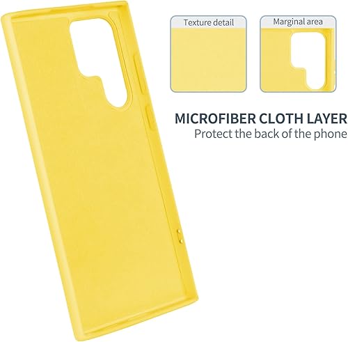 Miniatura 4 de Funda para Galaxy S22 Ultra, silicona líquida, delgada, suave, TPU, protección de cuerpo completo, a prueba de golpes, para Galaxy S22 Ultra de 6.8