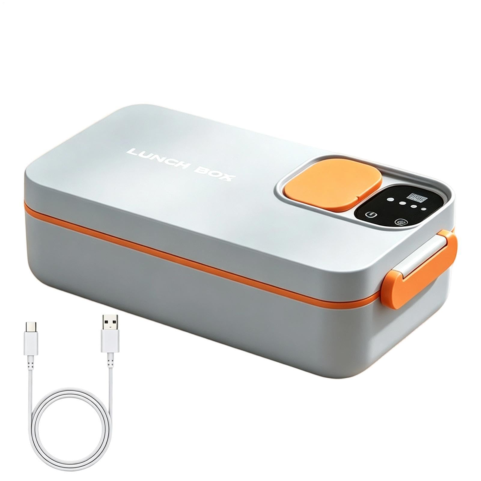Podgrzewany pojemnik na lunch USB USB ładowalny pojemnik na żywność z 4