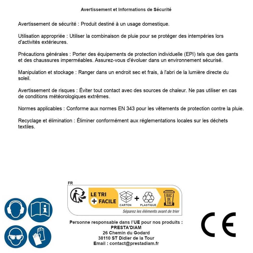 D-Work - Traje de lluvia de trabajo, talla 4XL, color oliva resistente e impermeable