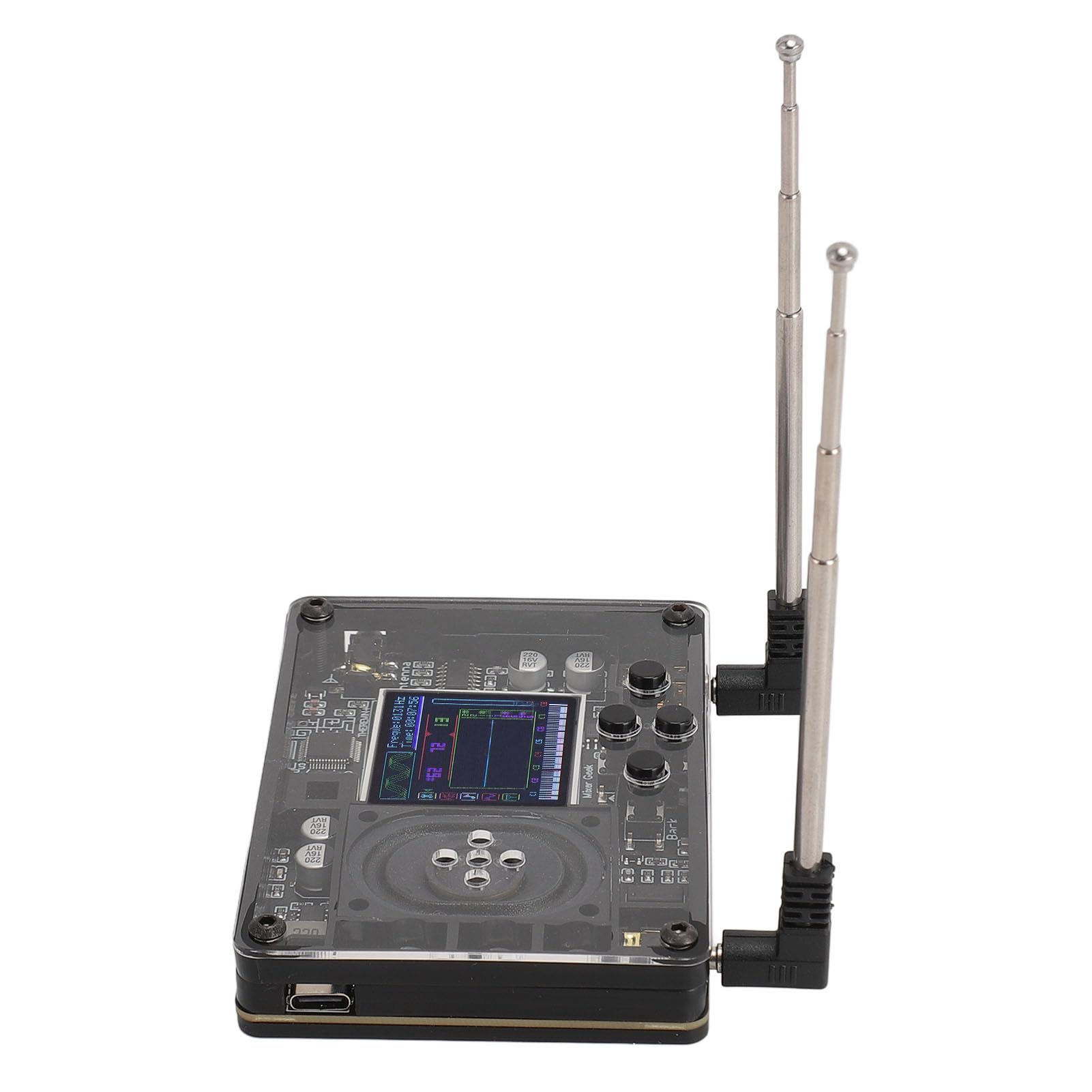 Mini Theremin, Display Colorido, 70+ Vozes, Alto-falantes e