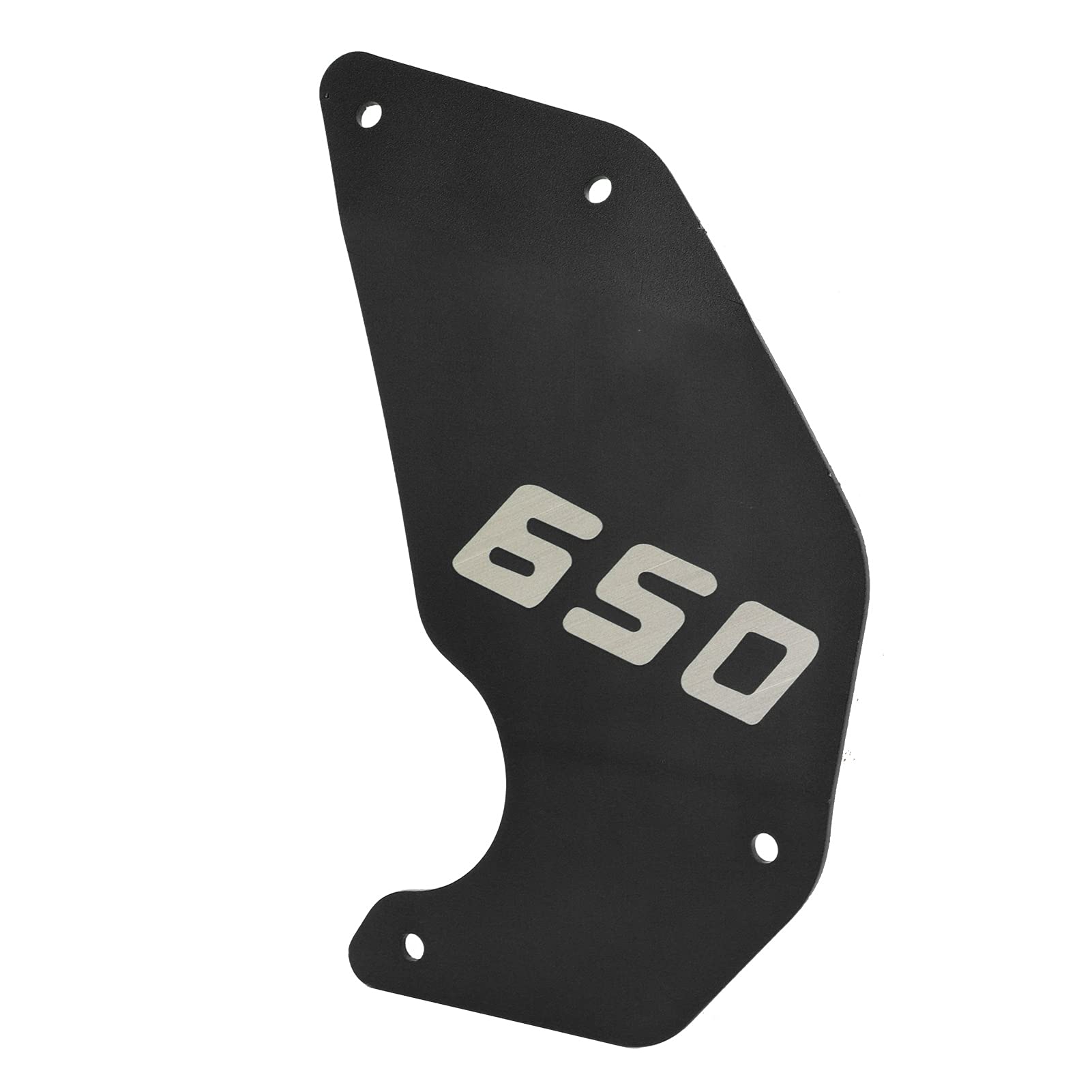 Plaque de Panneau de Cadre de Couverture Latérale de Moto, Protection Durable et Brillante en Allia D'aluminium pour Vulcan S 650 2015 – 2021 (BLACK)