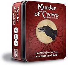 Atlas Games Murder of Crows Second Edition – Board Game 2-5 Players – 20 Minutes of Gameplay – Games for Game Night – Teens and Adults Ages 14+ - English Version