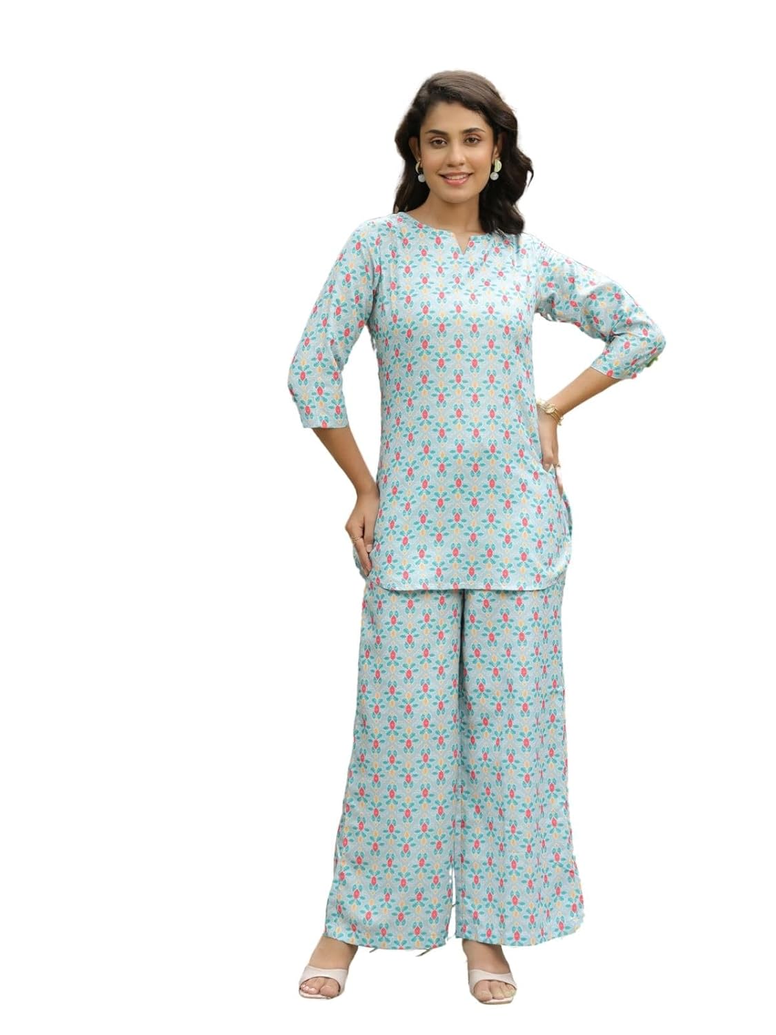 GRECIILOOKS Women’s Rayon Printed Kurta Set || Co Ord Set Ethnic Wear GRECIILOOKS Women’s Rayon Printed Kurta Set || Co Ord Set Ethnic Wear