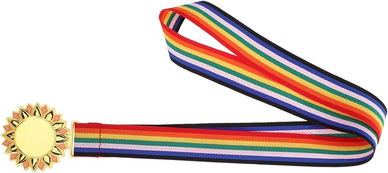 Gold Award Medals for Boy Girl Lightweight Dance Performance Medals with Neck Ribbon for Preschool Activities Sports Events and Reading Competitions Encourage Achievement and