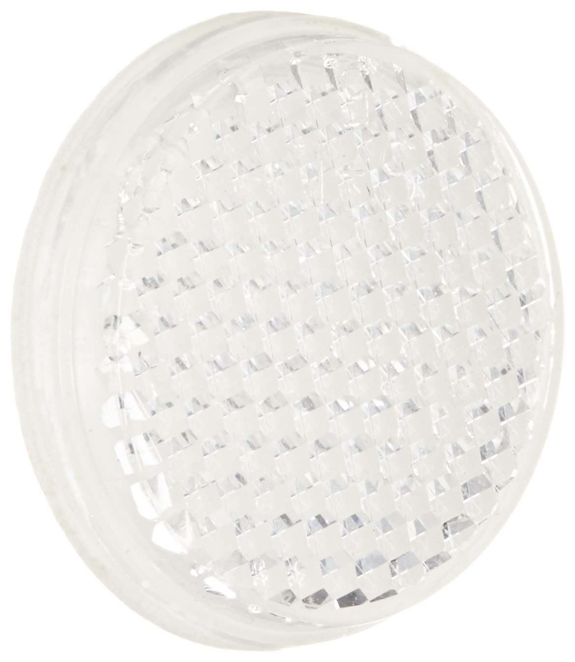 Eaton 6200A-6504 Round Retroreflector, Corner Cube Material, Adhesive Backed, 1-1/4 Diameter, Plastic
