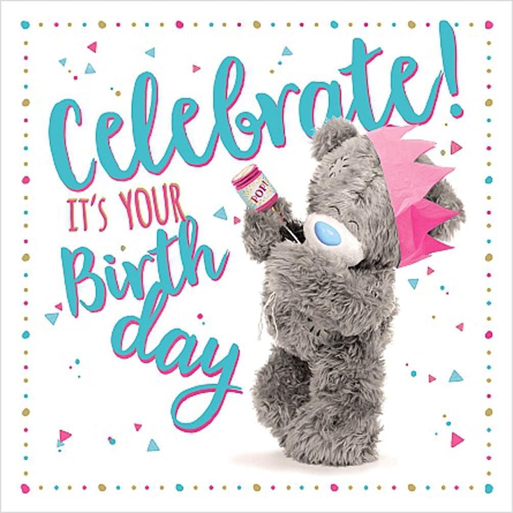Biglietto Di Auguri Me To You – Per Un Amico Speciale – Compleanno Con Tatty Teddy E Fiori – 15,2 X 23 Cm - 3