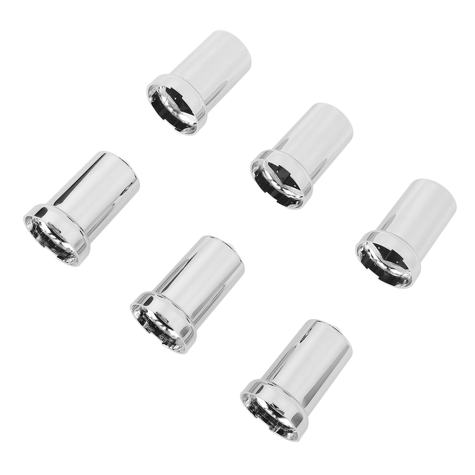 SUNGOOYUE Osłony Nakrętek do kół Naczep Czarne Nakładki ABS 33 Mm X 78 Mm Chromowane, 20 szt. z Narzędziem do ściągania Ciężarówek, Przyczep i Pojazdów (40szt)