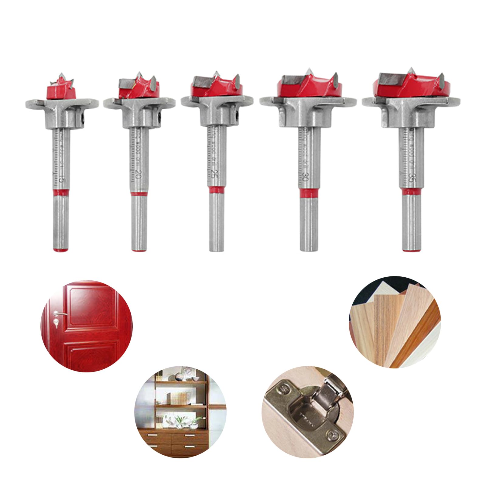 35mm Adjustable Positioning Drill Quickly Hole Puncher Woodworking Drill Bit Hinge Hole Opener Easy to Use