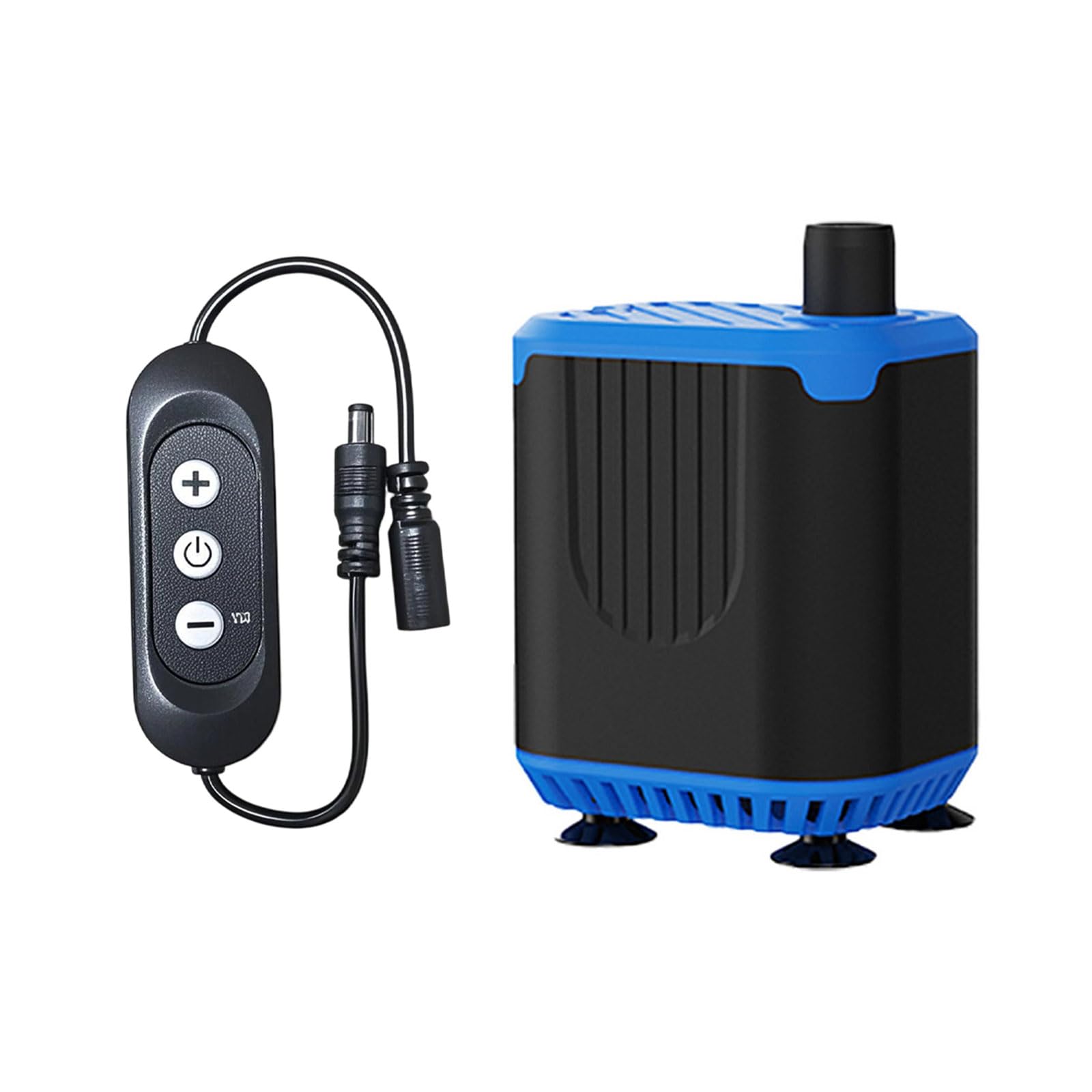 Submersible Aquarium Water Pump with Easy Control, 4 Adjustable Flow Rates for Aquarium, Fresh and Saltwater Circulation, Quiet Aquarium Pump