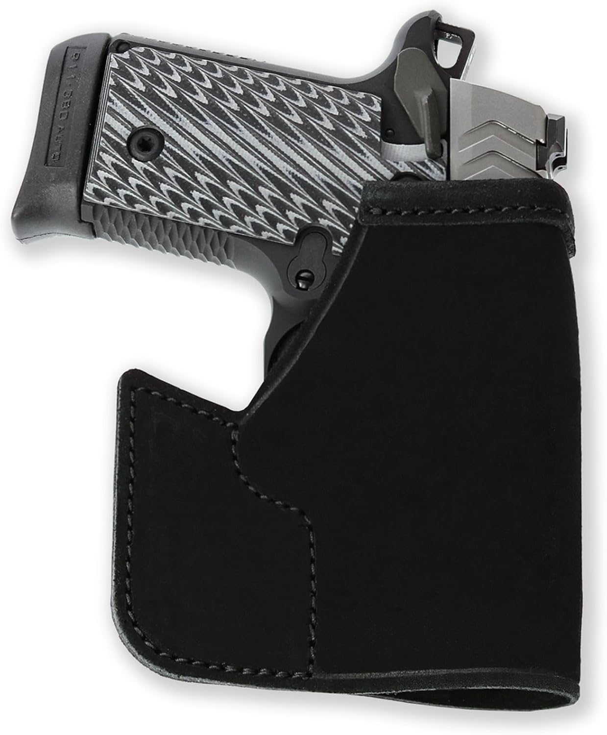 GALCO Walther PPK, Pocket Protector Holster, Hand: A, Color: Black (PRO204B)
