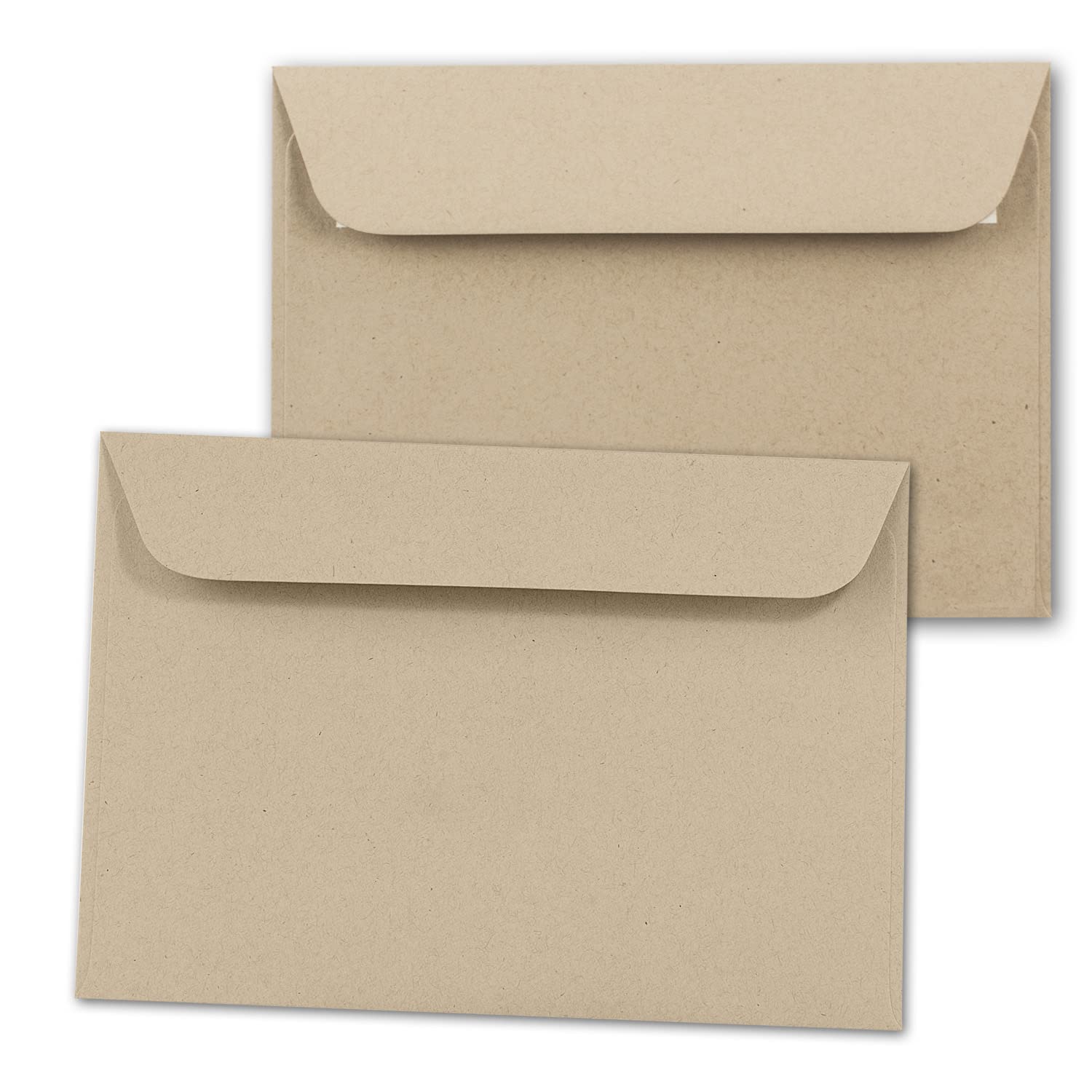 ARTOZ - 250 buste per lettere, formato DIN C6, 11,4 x 16,2 cm, senza finestra, chiusura adesiva e striscia adesiva, serie Greenline