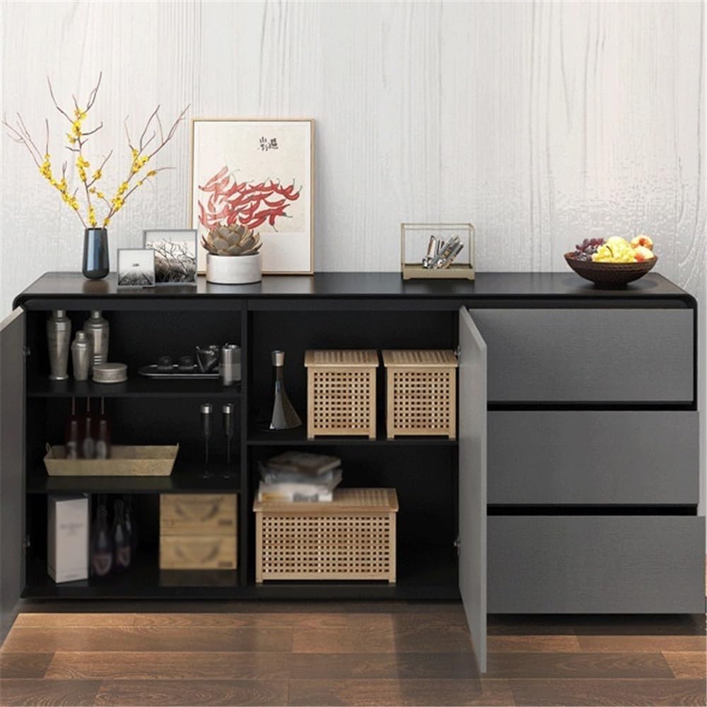 Armadio cucina Living room walnut color tea cabinet integrated storage stoccaggio