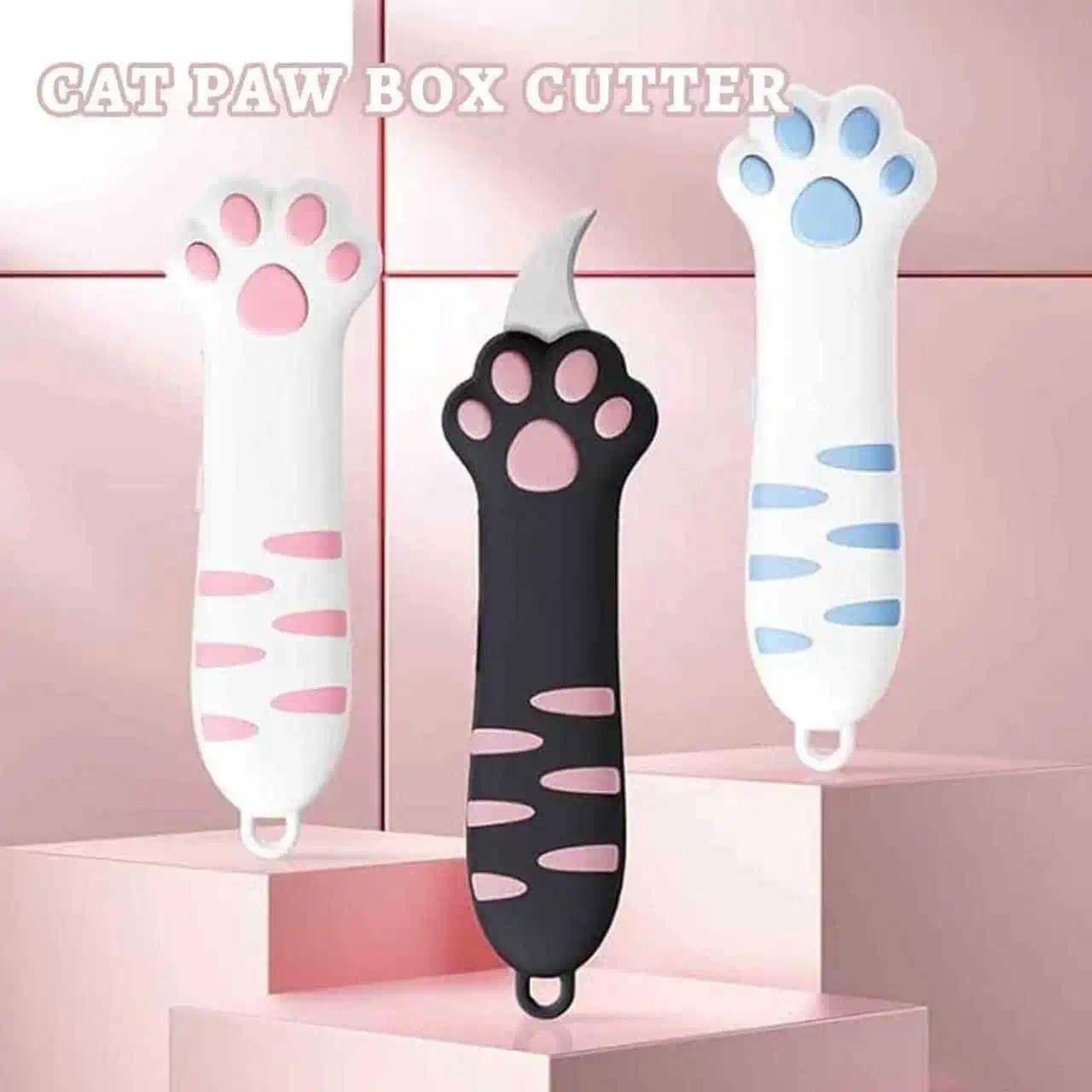 2026 New Retractable Cat Claw Knife Cute Cat Box Cutter, Portable Kawaii Cats Paw Knife for Home Letter Openers, Carton Sealing Tape, Gift Open, Box Paper Opener Gadgets for Cats Lovers