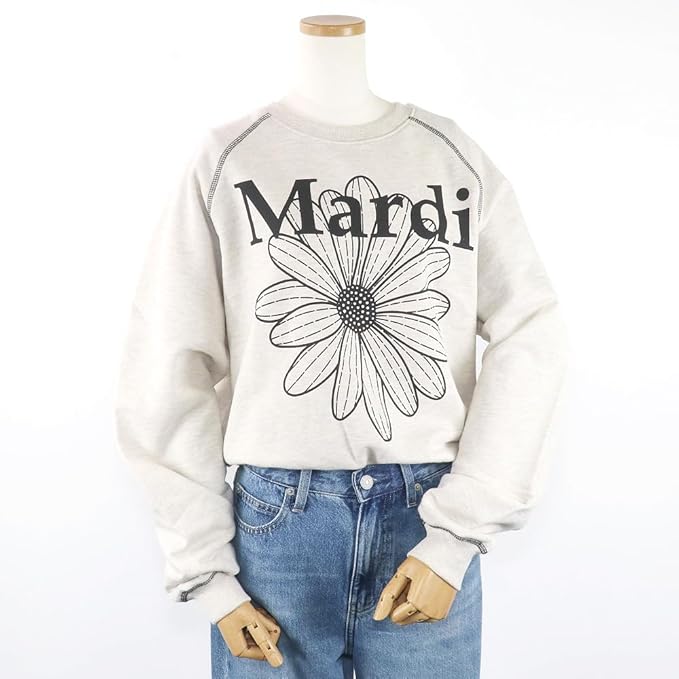 新品未使用Mardiトレーナ Mardi Mercredi トレーナー スウェット SWEATSHIRT RAGLAN SWING