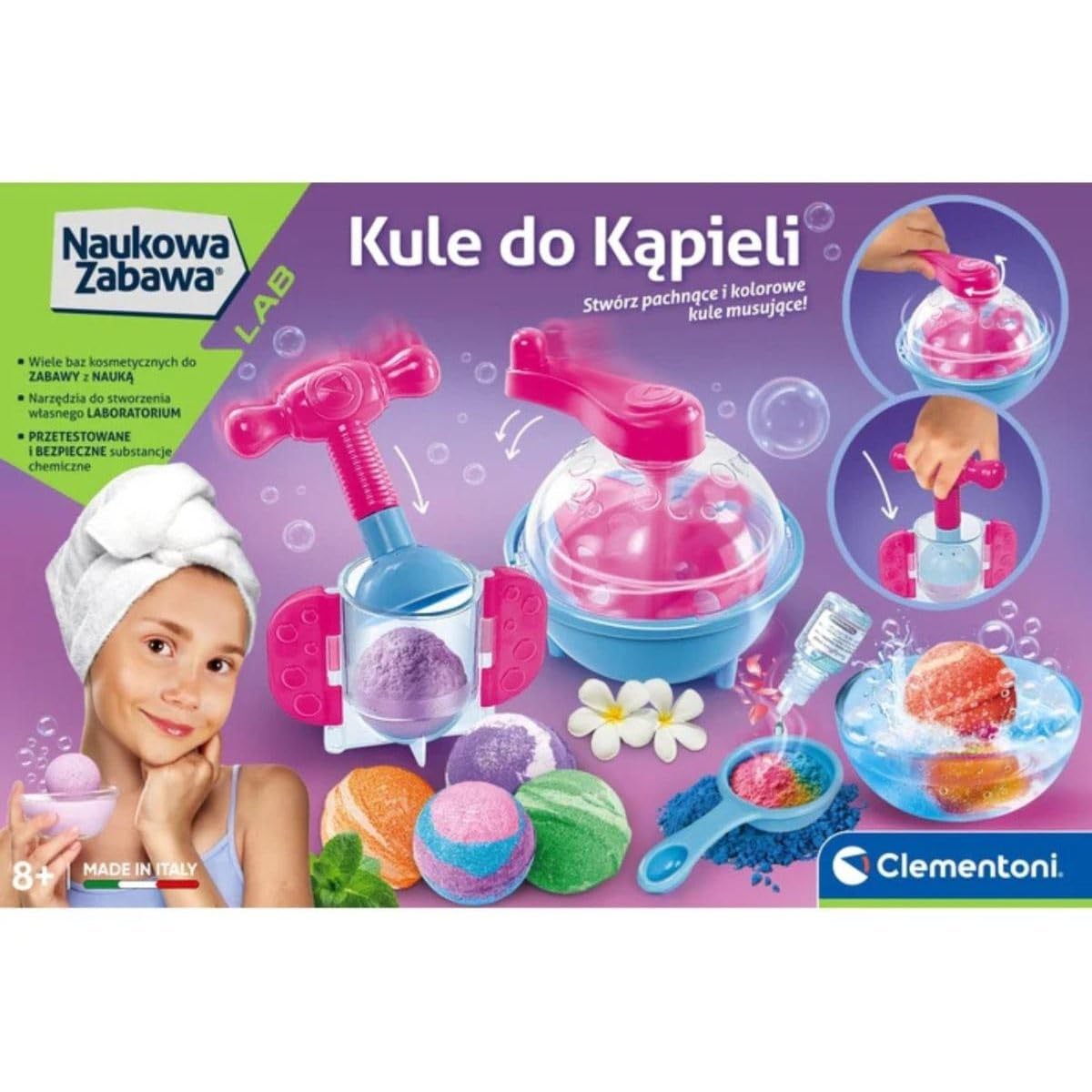 Clementoni Cofanetto Scientific 50397 Science & Gioco - Palline da bagno