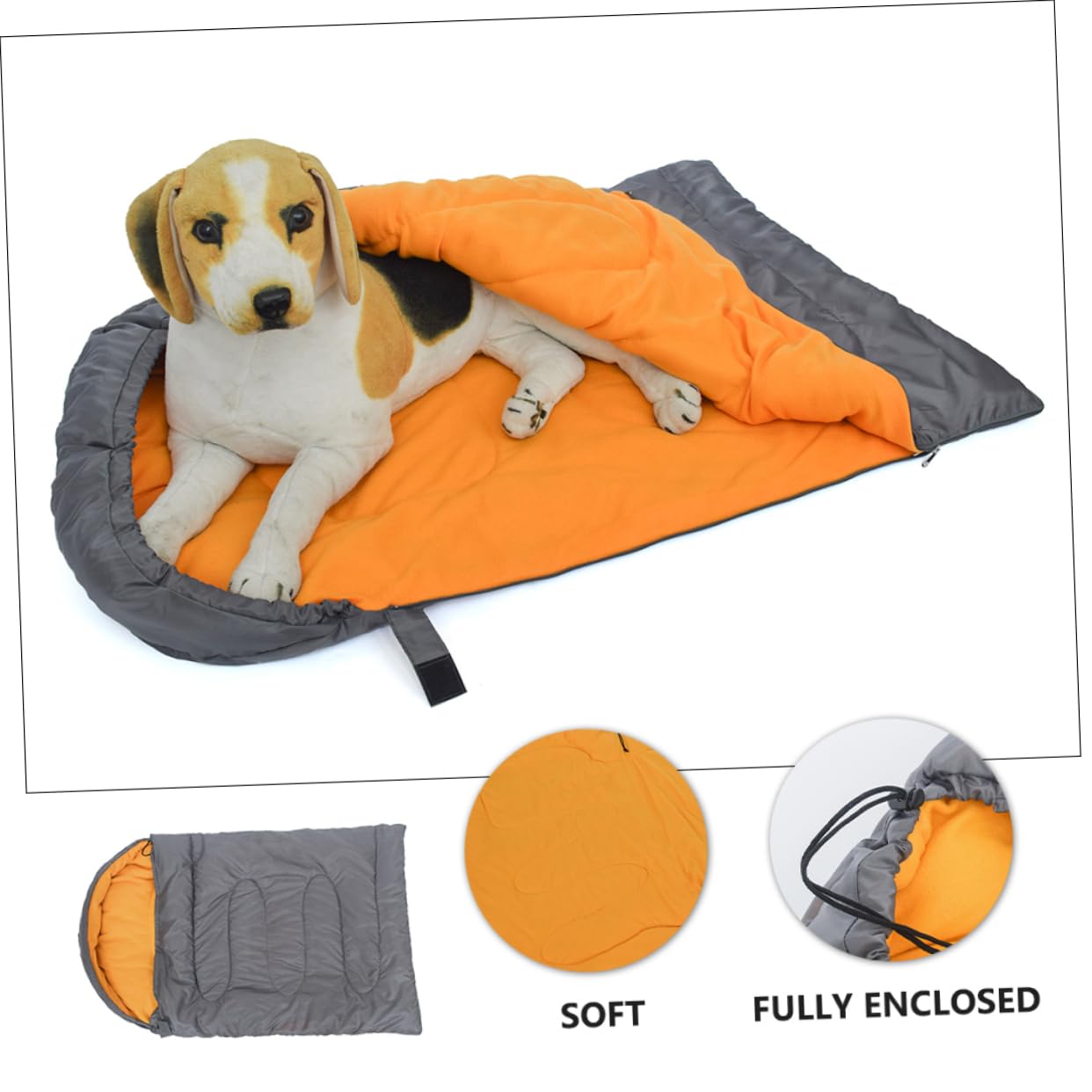 VANZACK Haustier Schlafsack für Hunde Warme Höhle Faltbar Polyester