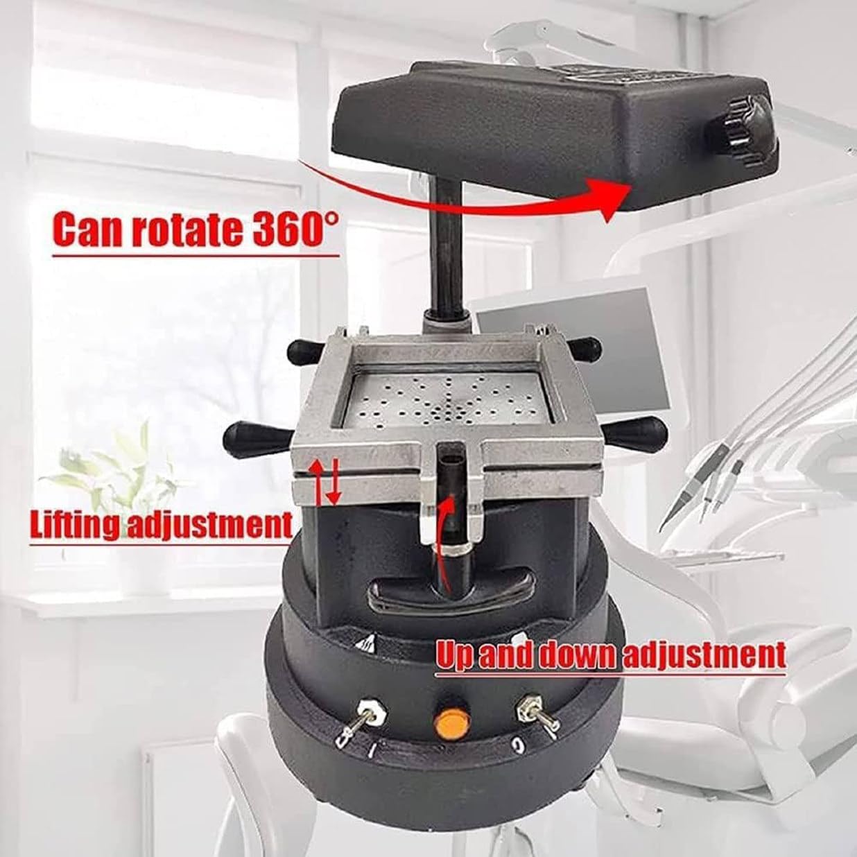 Machine De Moulage Sous Vide Dentaire 1200 W, équipement De Laboratoire De Thermoformage, Plastifieuse Dentaire, Outil De Fabrication De Matériaux Buccaux – Pas Besoin De Billes D'acier