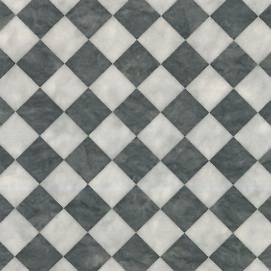 VINYL FLOORING UK Black & White Marble Effect Anti-Slip Vinyl Flooring forLivingRoom, Hallways, Kitchen, 2mm Thick Cushion Backed Vinyl Sheet, Waterproof Lino Flooring-2m(6'6") X 2m(6'6")-4m²
