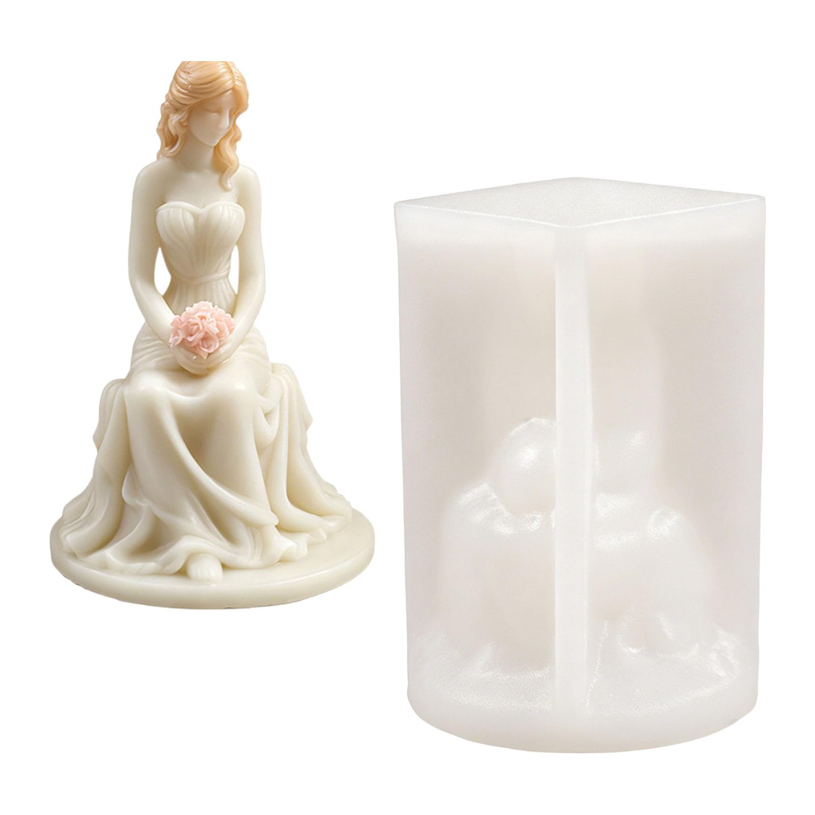 Oxxggkao Girl Silicone Molds Temperature Resistant for Making Soap Chocolate Cake Baking Wedding Decoration Elastomer Cast