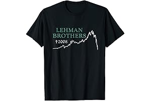 Lehman Brothers Stock Chart September 2008 Commemorative T-Shirt