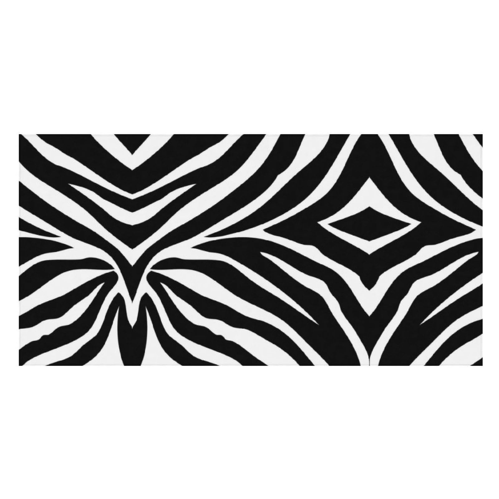 LWORZIIB Beach Towel, Black Zebra Bath Towel, Pool Towel Great for Gym Swimming 80 X 160cm